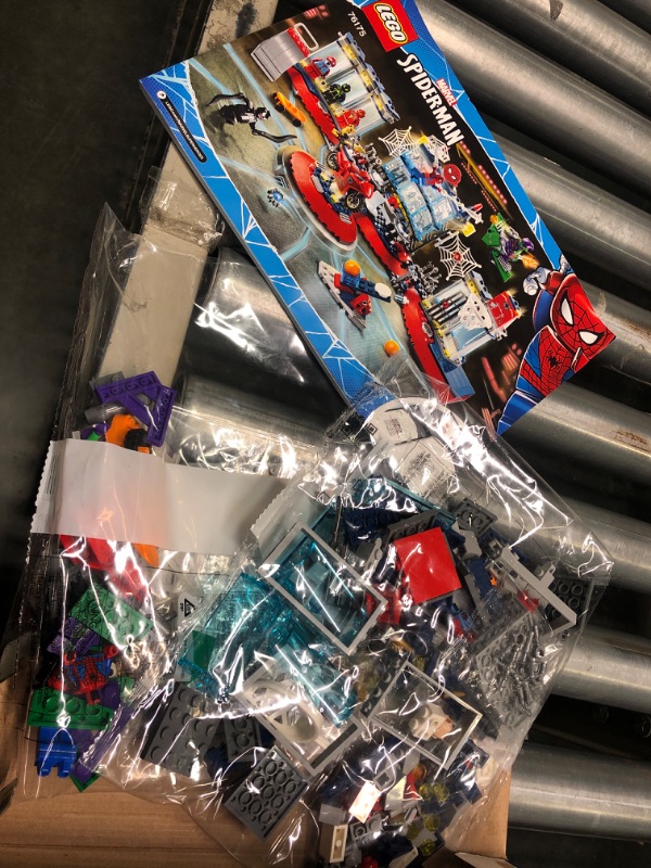 Photo 3 of LEGO Marvel Spider-Man Attack on The Spider Lair 76175 Cool Building Toy, Featuring The Spider-Man Headquarters; Includes Spider-Man, Green Goblin and Venom Minifigures, New 2021 (466 Pieces) Standard Packaging