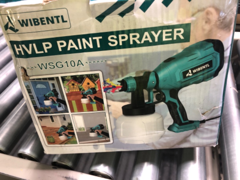 Photo 2 of WIBENTL Paint Sprayer, 700W HVLP Electric Spray Paint Gun, with 6 Copper Nozzles & 3 Patterns, Paint Sprayers for Home Interior and Exterior, Furniture, Fence, Walls, DIY Works, Ceiling WSG10A