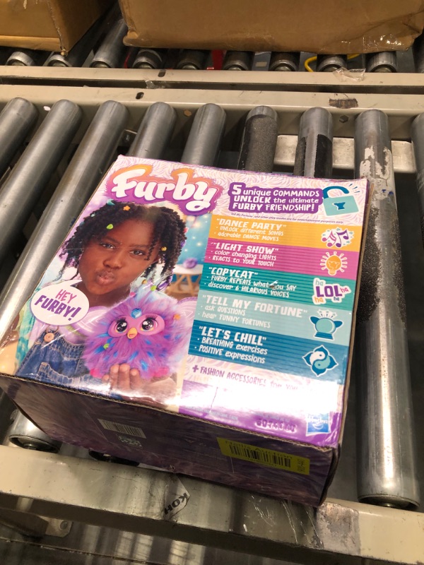 Photo 1 of Furby Purple, 15 Fashion Accessories, Interactive Plush Toys for 6 Year Old Girls & Boys & Up, Voice Activated Animatronic
