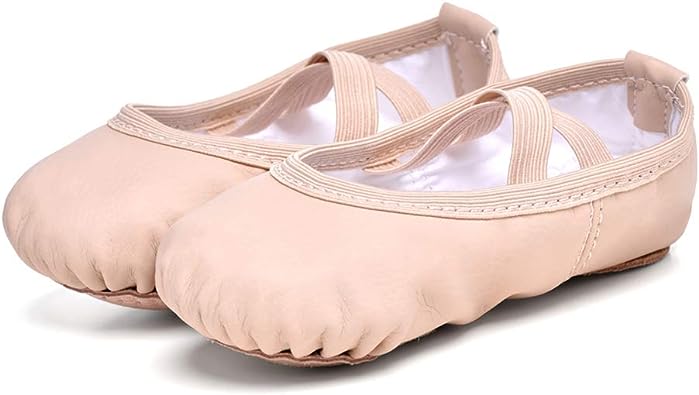 Photo 1 of Stelle Ballet Shoes for Girls Toddler Ballet Slippers Soft Leather Boys Dance Shoes for Toddler/Little Kid/Big Kid