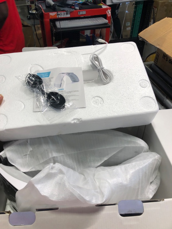 Photo 1 of 3 Color L-ED Face Photon Light Machine PDT Facial Mask Skin R-ejuvenation Therapy Remove Dark Spots and Wrinkles A-nti-Aging Beauty Devices with Protection Eye Mask for Salon and Home