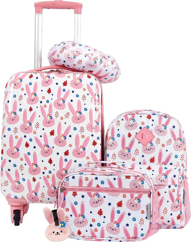 Photo 1 of 
Travelers Club 5 Piece Kids' Luggage Set, Bunny