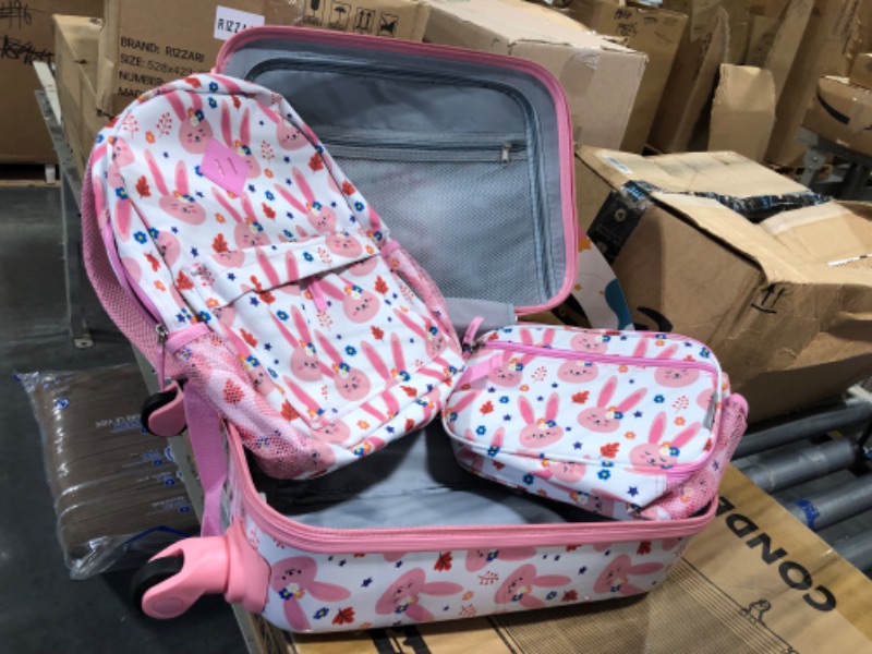 Photo 5 of 
Travelers Club 5 Piece Kids' Luggage Set, Bunny