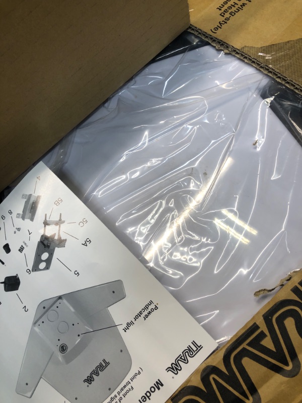 Photo 1 of Tram HDTV Digital HDTV Amplified Outdoor Antenna for Home or RV Head Replacement,bat-Wing-Style retrofit & Winegard (RP-6795 White Elevating Crank Antenna + Elevating Crank