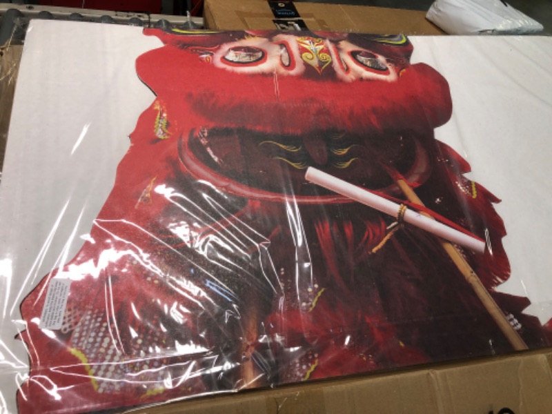 Photo 1 of Cardboard People Chinese New Year Red Dragon Life Size Cardboard Cutout Standup Chinese New Year Red Dragon One Size082033028640
