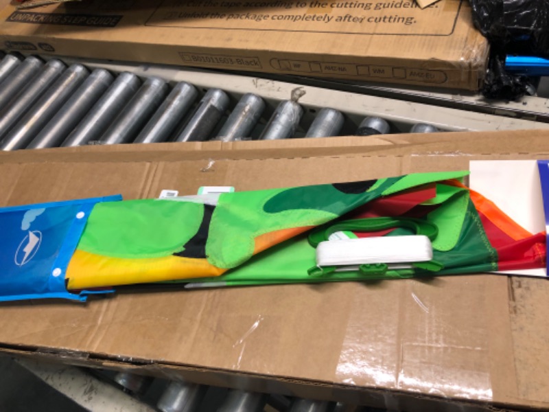 Photo 1 of Large Easy Flyer Kite - T-Rex Dinosaur (46" X 90") with 300 Ft 30lb Test Kite String and Winder
