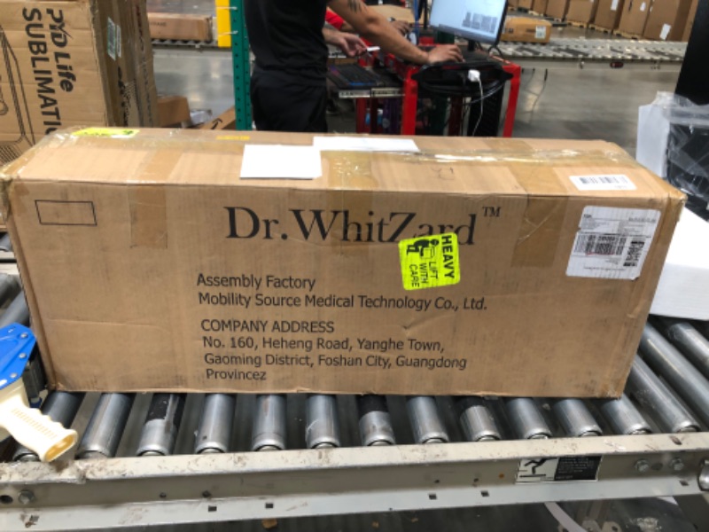 Photo 1 of Dr.WhitZard Walkers for Seniors Heavy Duty 500lbs Foldable Rollator Walker with Seat Aluminum Black Rolling Walker with Height Adjustable Handles Large Seat Backrest