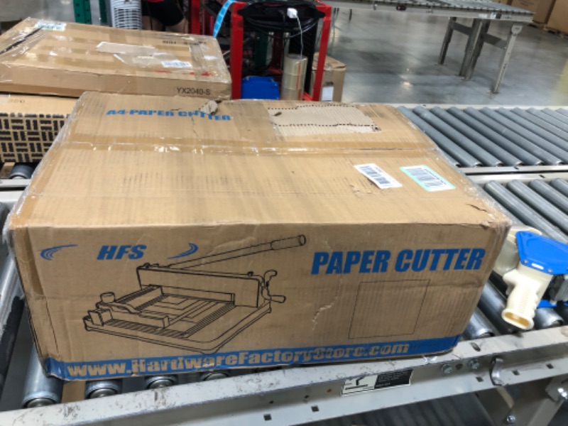 Photo 2 of HFS (R) Heavy Duty Guillotine Paper Cutter 400 Sheet Capacity | Solid Steel Construction (A4-12'' Paper Cutter)