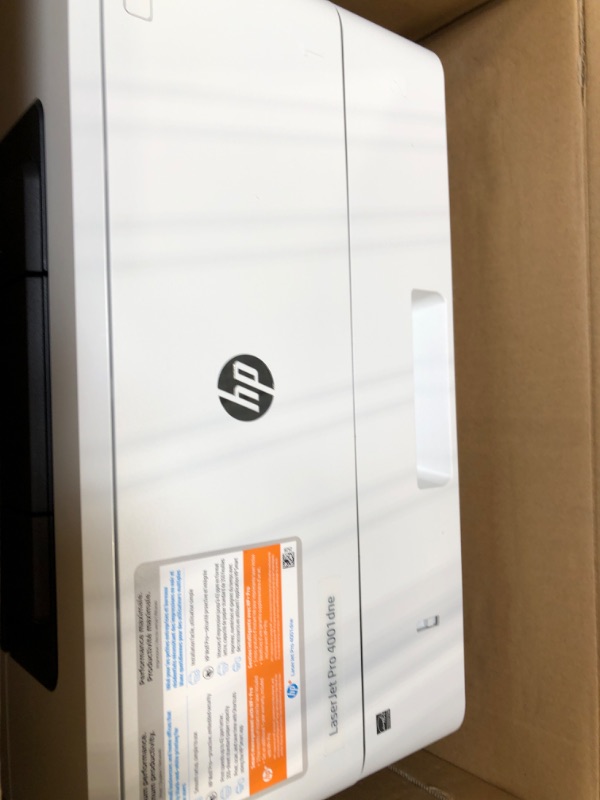 Photo 4 of HP LaserJet Pro 4001dne Black & White Printer with HP+ Smart Office Features New Version: HP+, LaserJet Pro 4001dne