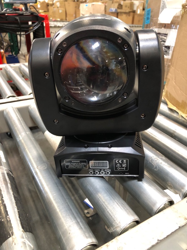 Photo 1 of 90W LED Moving Head DJ Lights Mini Beam Stage Lights with Sound Activated RGBW 4 In1 Super Bright Spot Light DMX Control for Wedding DJ Party Stage Lighting 1 Pack 90W Beam Spot