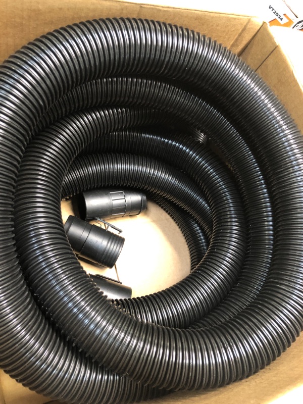 Photo 4 of 2-1/2 in. x 20 ft. Dual-Flex Tug-A-Long Locking Vacuum Hose for RIDGID Wet/Dry Shop Vacuums