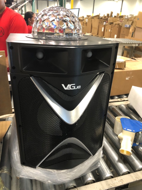 Photo 1 of Karaoke Machine for Adults,Bluetooth PA Speaker System 2 UHF Wireless Microphones,Disco Ball,Lyrics Display Holder,Echo/Treble Adjustment,Easy to Setup