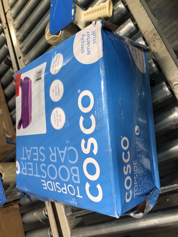 Photo 1 of Cosco Topside Child Safe Belt Positioned Backless Booster Car Seat, Purple Grape
