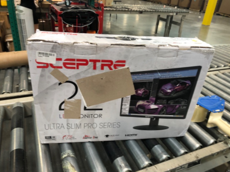 Photo 2 of Sceptre IPS 22 inch 1080p Gaming Monitor 75Hz HDMI x2 99% sRGB up to 320 Lux Blue Light Filter Build-in Speakers, Machine Black (E225W-FPT Series)