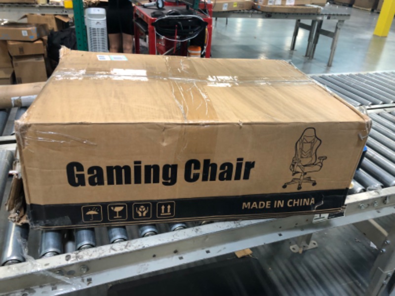 Photo 1 of Vitesse Gaming Chair Sillas Gaming Racing Style Computer Gaming Chairs for Adults Ergonomic Desk Comfortable Chair High Back Swivel Executive Leather Chair with Lumbar Support and Headrest(Purple)