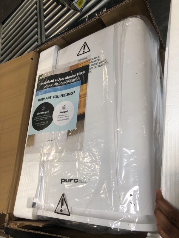 Photo 1 of PuroAir HEPA 14 Air Purifier for Allergies - Covers 1,115 Sq Ft - Hospital-Grade Air Filter - Air Purifier for Allergies and Pets - Covers Large Rooms - Filters 99.99% of Pet Dander, Smoke, Allergens, Dust, Odors, Mold 1-Pack