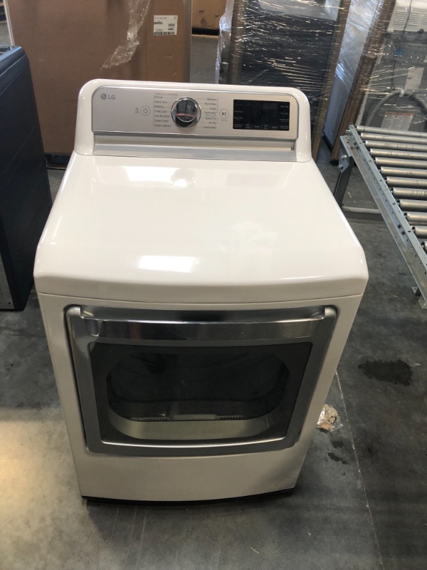 Photo 2 of LG 27" Wide 7.3 Cu. Ft. Energy Star Certified Electric Dryer with EasyLoad Door
