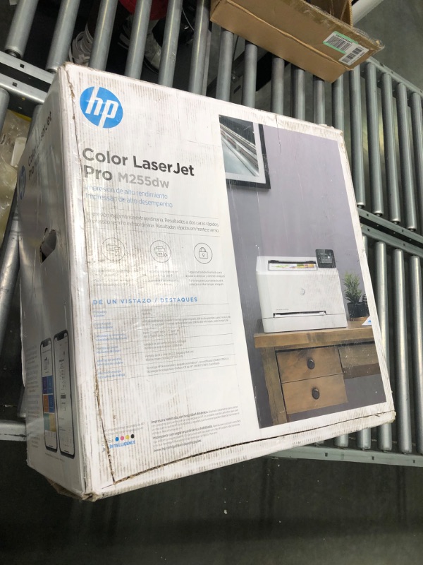Photo 2 of HP Color Laserjet Pro M255dw Single-Function Wireless Laser Printer, White - Print only - 250-Sheet, 22 ppm, 600x600 dpi, 8.5 x 14, Auto Duplex Printing, Ethernet