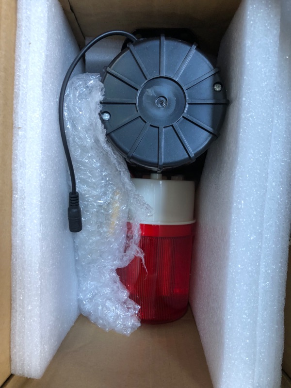 Photo 1 of Alarm Siren 110volt Siren Alarm Strobe Light Security Siren Horn Alarm Emergency Warning Flashing Light for Outdoor Home Garage Door Partying Loud 120db Siren Strobe Alarm AC 110Volt