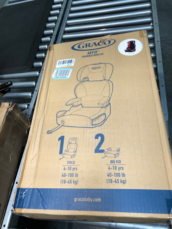 Photo 2 of Graco Affix Highback Booster Seat with Latch System, Atomic