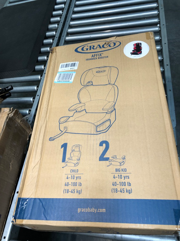 Photo 1 of Graco Affix Highback Booster Seat with Latch System, Atomic