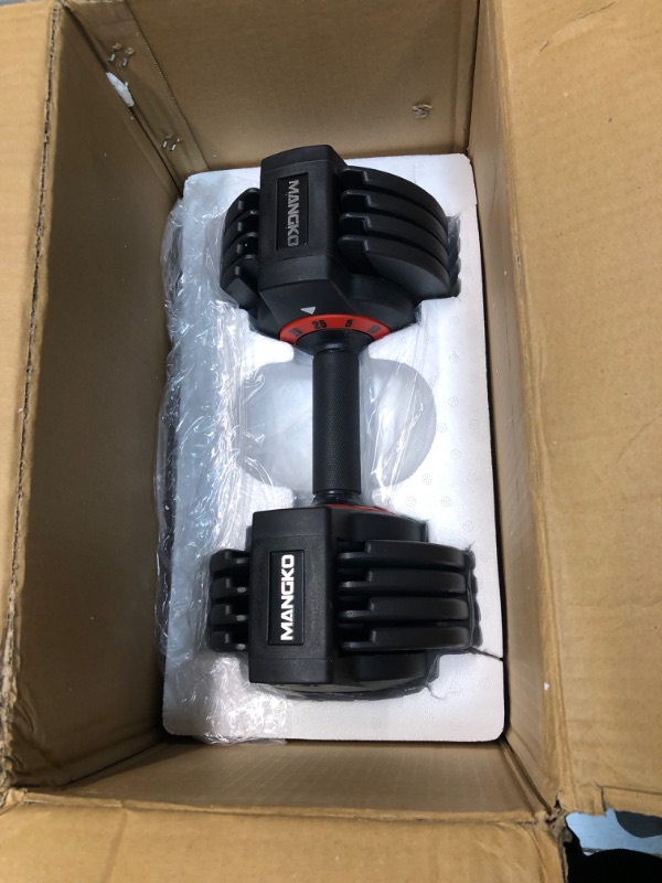 Photo 4 of Adjustable Dumbbells 25/55LB Single Dumbbell Weights, 5 in 1 Free Weights Dumbbell with Anti-Slip Metal Handle, Suitable for Home Gym Exercise Equipment 25LB-1pc