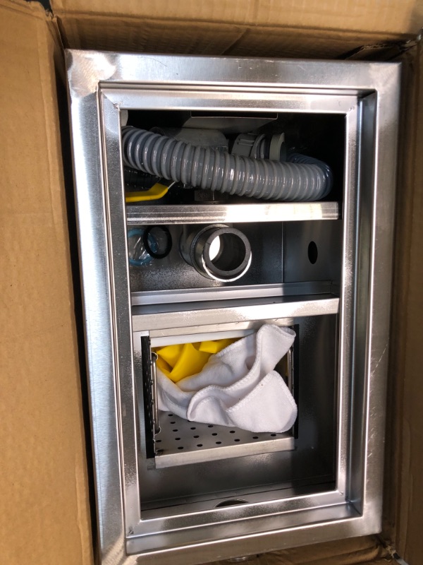 Photo 1 of BEAMNOVA Commercial Grease Trap 8lbs Stainless Steel Interceptor Top Inlet for Restaurant Home Kitchen Tools Top Inlet 8lbs