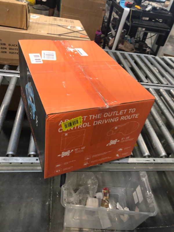 Photo 1 of Cordless Robotic Pool Cleaner, HDPEAK Pool Vacuum Lasts 110 Mins, Auto-Parking, Rechargeable, Automatic Cordless Pool Vacuum Ideal for Above/In-Ground Pools Up to 50 feet, Blue