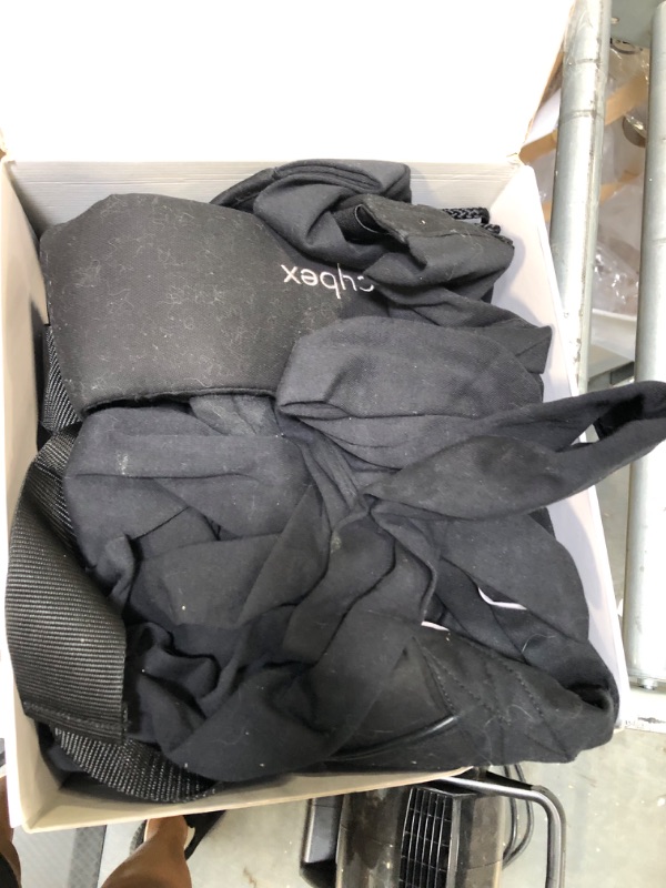 Photo 1 of Cybex Maira Tie Baby Carrier, Adjustable Baby Carrier from Newborn up to 33 lbs, Lavastone Black, One Size