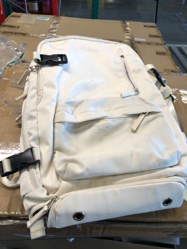 Photo 1 of Cream backpack with USB port