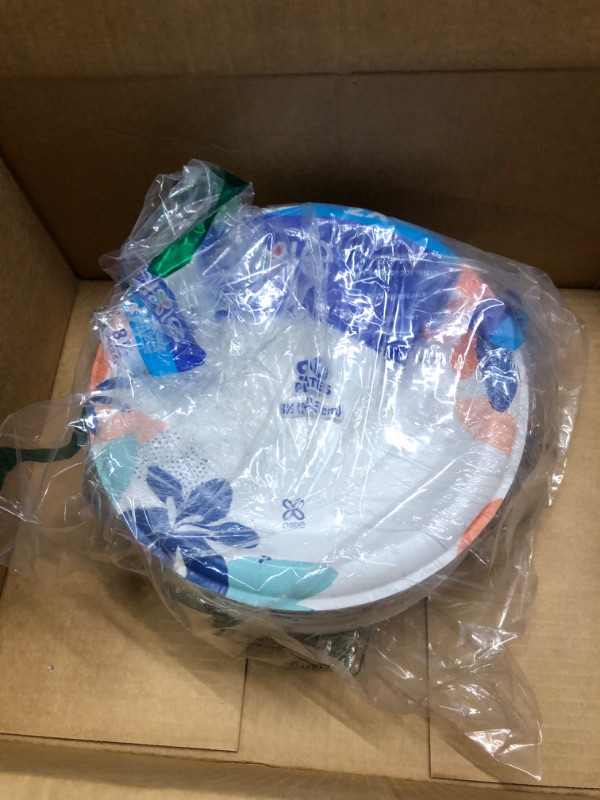 Photo 1 of Dixie Paper Plates, 8 1/2 inch, Dinner Size Printed Disposable Plate, 90 Count