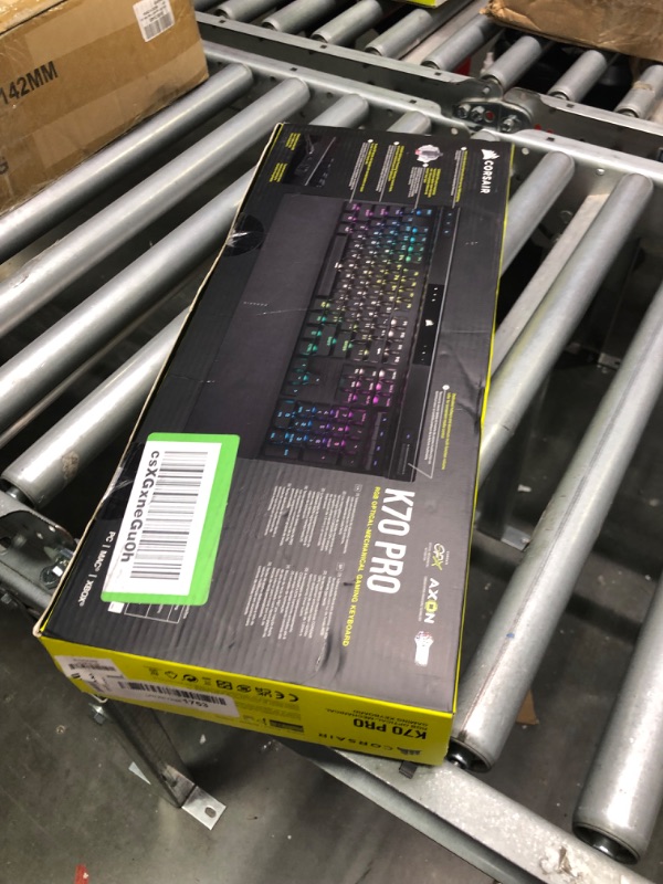 Photo 2 of Corsair K70 RGB MK.2 Rapidfire Mechanical Gaming Keyboard - USB Passthrough & Media Controls - Fastest & Linear - Cherry MX Speed - RGB LED Backlit
