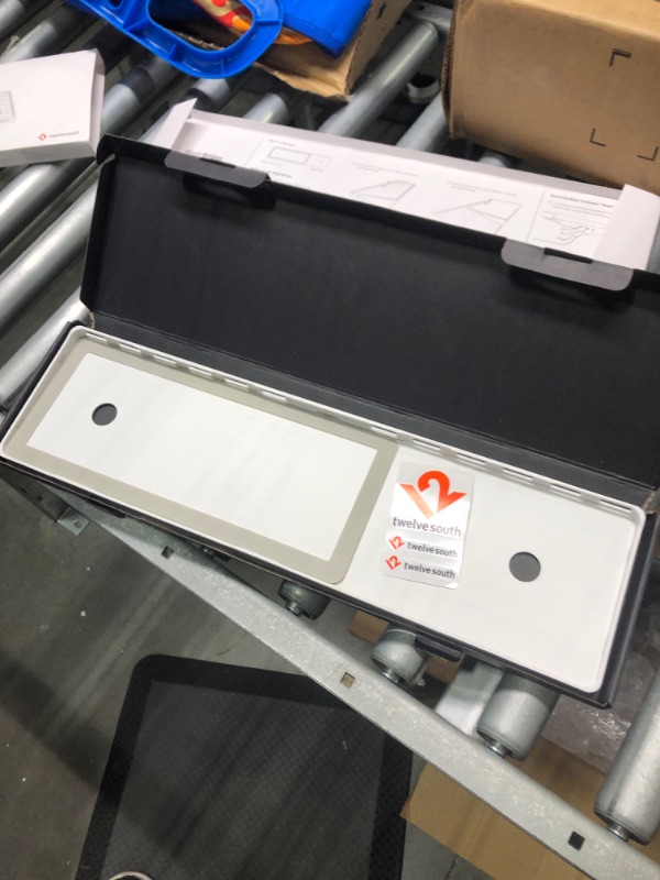 Photo 1 of Twelve South MagicBridge | Connects Apple Magic Trackpad 2 to Apple Magic Keyboard Allowing Them to be one Unit for Desk or Lap use - Trackpad and Keyboard not Included Regular Keyboard White