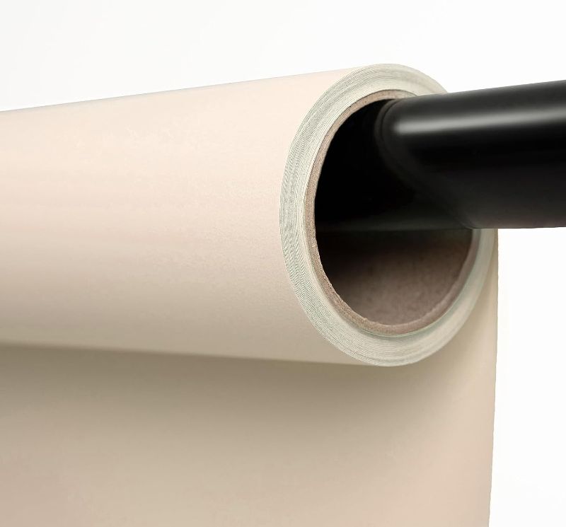 Photo 1 of Kate Seamless Paper Backdrop for Photography Beige Cream Photo Backdrop Paper (Ivorine)
