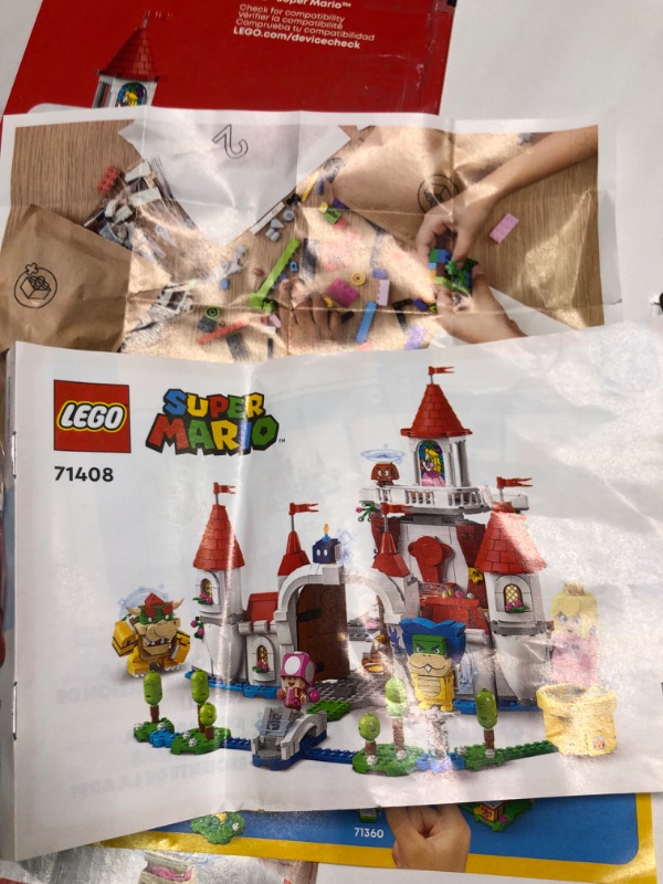 Photo 4 of LEGO Super Mario Peach’s Castle Expansion Set 71408, Buildable Game Toy, Gifts for Kids Aged 8 Plus with Time Block Plus Bowser and Toadette Figures, to Combine with Starter Course
