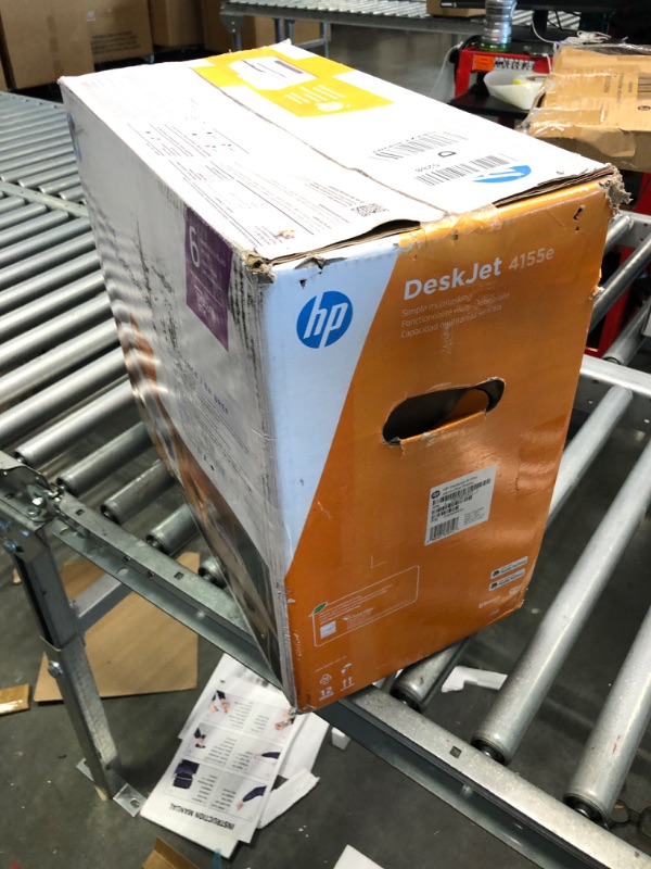 Photo 4 of HP DeskJet 4155e Wireless Color All-in-One Printer & 67XL Tri-Color High-Yield Ink Cartridge | 3YM58AN & 67XL Black High-Yield Ink Cartridge | 3YM57AN Printer + Tri-color Ink + Black Ink