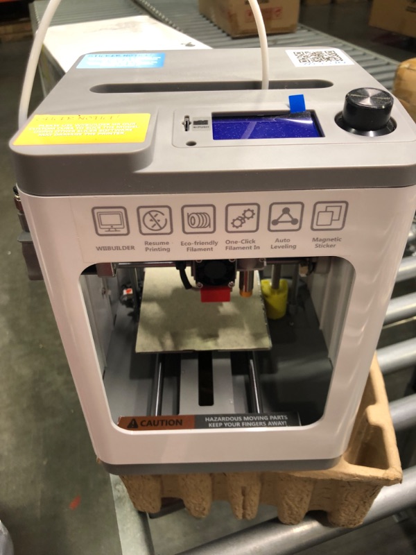 Photo 1 of WEEDO TINA2 Mini 3D Printer for Kids and Beginners, Full Auto Leveling, Fully Assembled, Removable Build Plate, Small Enclosed FDM 3D Printers for Home Use, PLA/TPU Filament Supported TINA2-BASIC