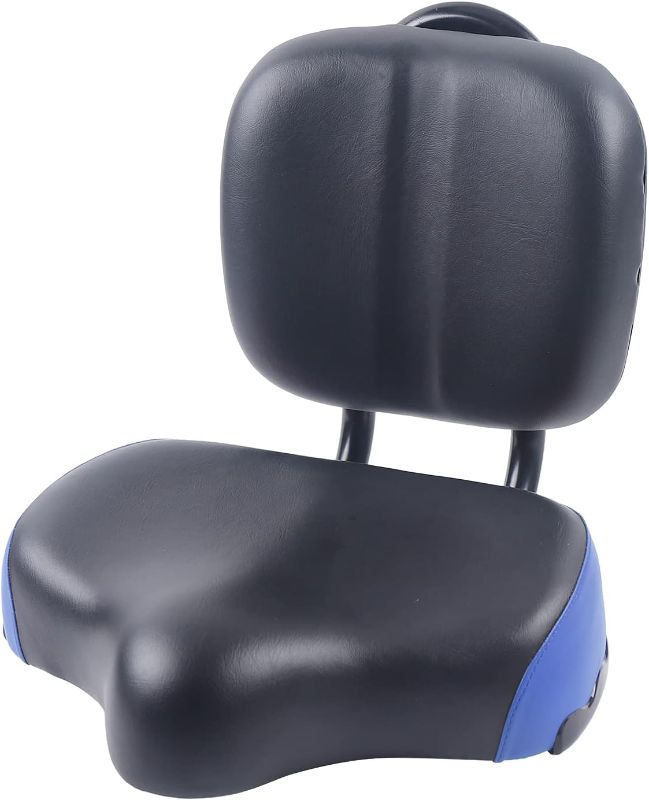 Photo 1 of Backrest Saddle Bike Seat with Backrest, Comfortable Bike Seats