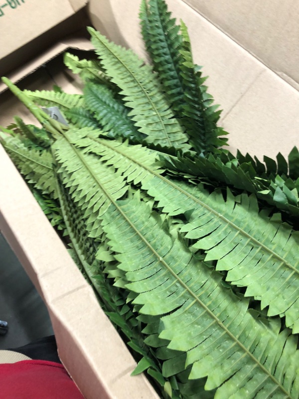 Photo 2 of 2 pack artificial fern 28inch 