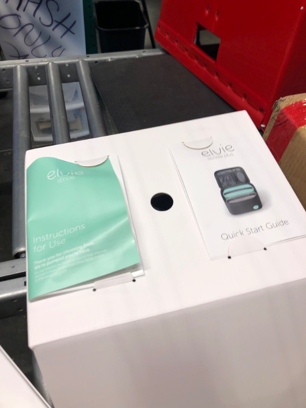 Photo 1 of Elvie Stride Plus Hospital-Grade App-Controlled Breast Pump with 3-in-1 Carry Bag | Hands-Free Wearable Electric Breast Pump with 2-Modes & 5oz Capacity per Cup