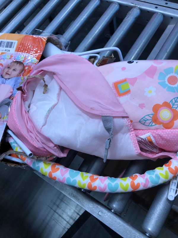 Photo 2 of Bright Starts Fanciful Fantasy Unicorn 3-Point Harness Vibrating Baby Bouncer with -Toy bar