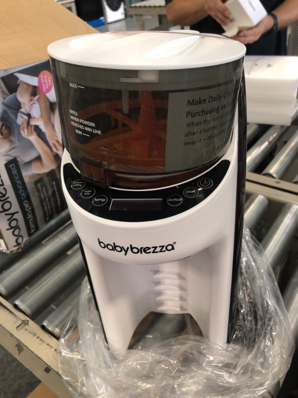 Photo 3 of New and Improved Baby Brezza Formula Pro Advanced Formula Dispenser Machine - Automatically Mix a Warm Formula Bottle Instantly - Easily Make Bottle with Automatic Powder Blending