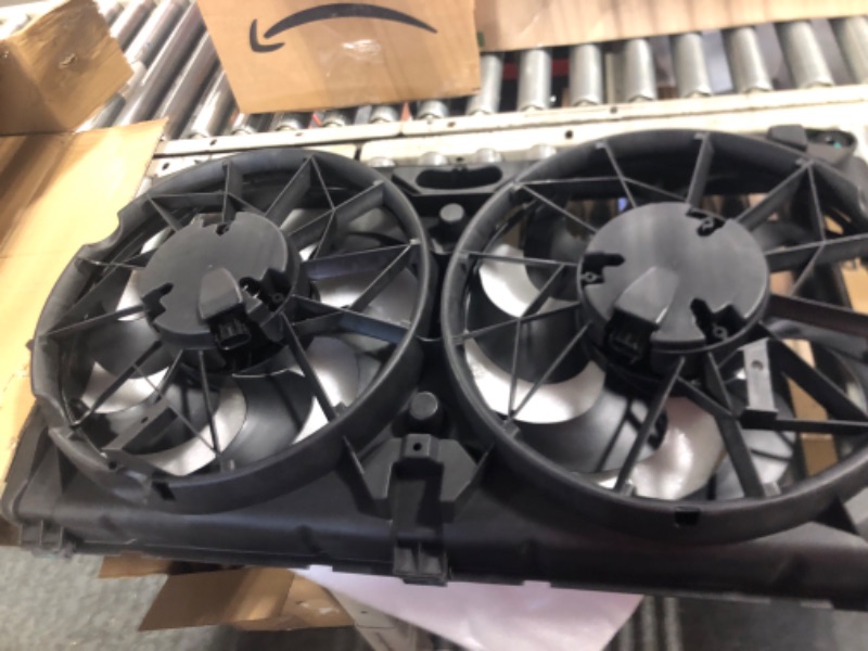 Photo 1 of Focreedy GM1101 Replacement Dual Radiator & Condenser Cooling Fan Assembly For Chevrolet/Chevy Tahoe Silverado Avalanche For GMC Sierra