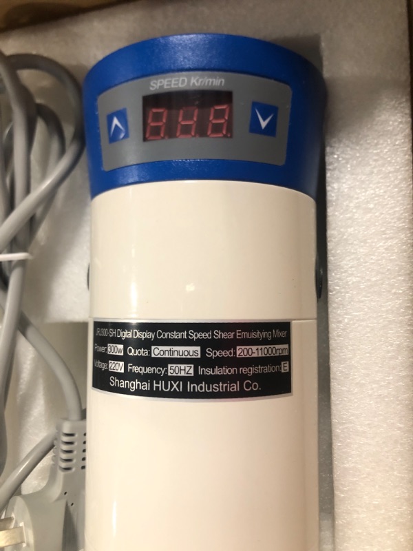 Photo 1 of Digital High Shear Mixer Emulsification JRJ300-S Emulsifier Emulsifying Machine ?220V?