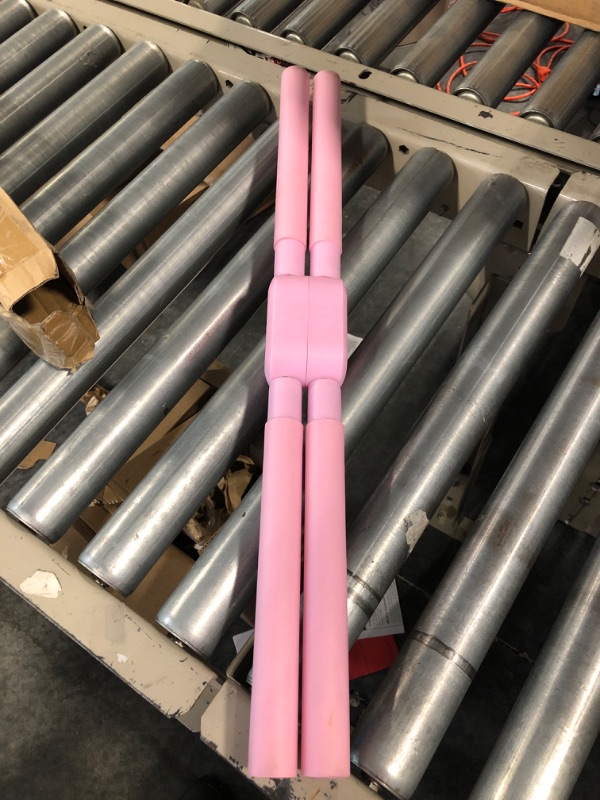 Photo 1 of Adjustable Yoga Sticks for Adults & Kids Posture Corrector Retractable Body Shaper Open Back Shoulder Brace Straightener Humpback Correction Trainer Exercises Tool 66.5x7x7cm Pink