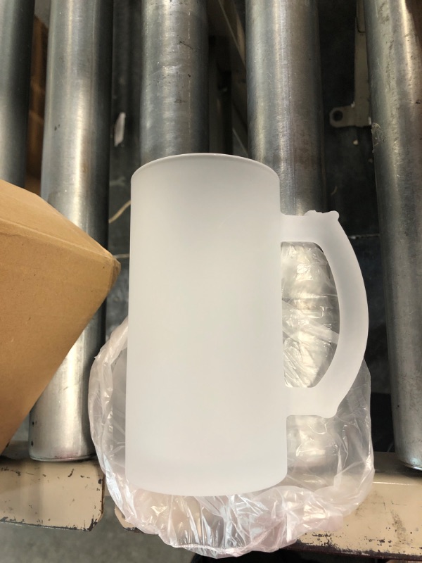 Photo 3 of 4 Set Freezer Mugs 14 oz Frosty Freezer Mug Keep Drink Cold Ice Frozen Cup New