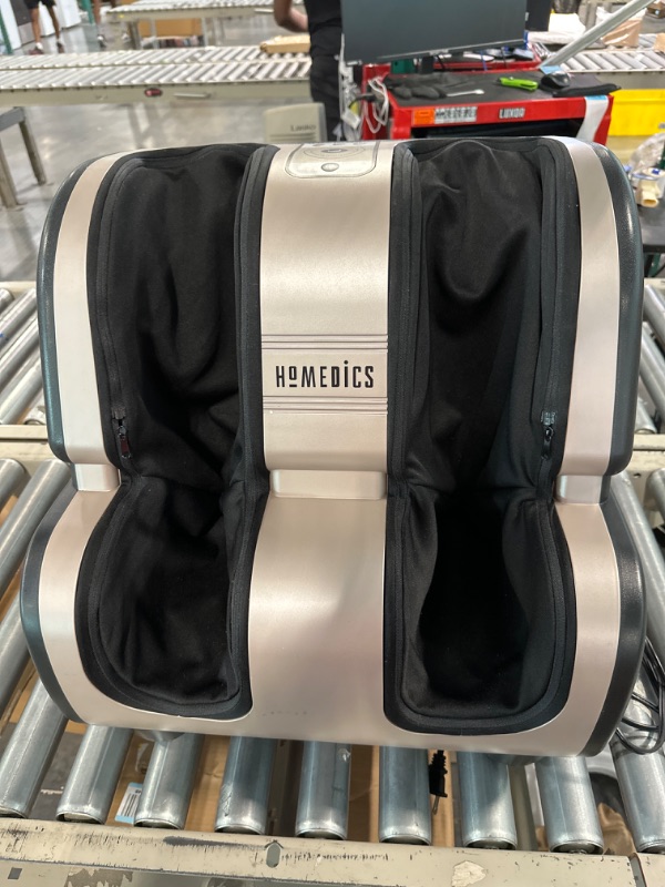 Photo 3 of HoMedics Therapist Select 2.0 Foot and Calf Massager Rolling and Vibration, Heat with 6 Programs, 3 Intensities, Adjustable Tilt, and Washable Liners