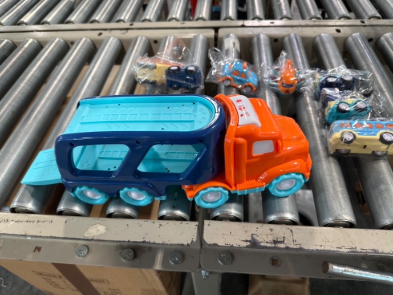 Photo 1 of Toddler Toys Car for Boys: Kids Toys for 1 2 3 4 5 Year Old Boys Girls Boy Toys 7 in 1 Carrier Vehicle Toy Trucks Baby Toys 12-18 Months Party Christmas Birthday Gifts for Boys Toddler Toys Age 2-4