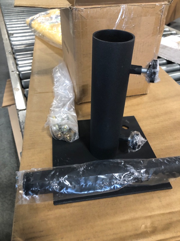 Photo 1 of Atsasaye Patio Umbrella Stand Multifunctional, Lawn Design with Ground Spike Fixing, Easy to Carry, Table Umbrella Base for Multiple Scenes, Weather Resistant Outdoor Umbrella Stand for Patio/Garden/Deck Porch.
