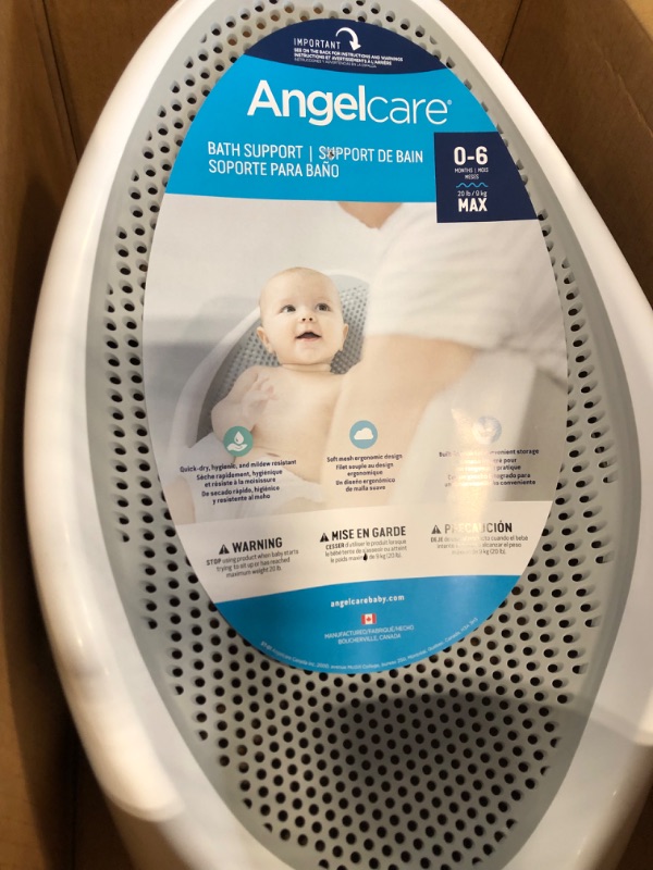 Photo 3 of Angelcare Baby Bath Support (Grey) | Ideal for Babies Less than 6 Months Old